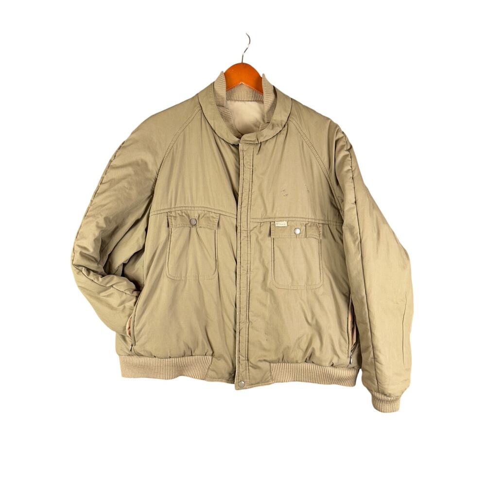 Christian Dior Monsieur Sport Reversible Bomber Jacket Vintage Khaki Mens‎ 46R